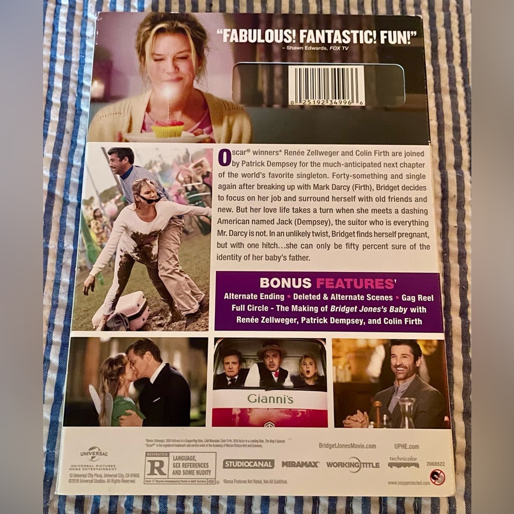 πΌ Bridget Jones's Baby DVD πΌ - Picture 2 of 4